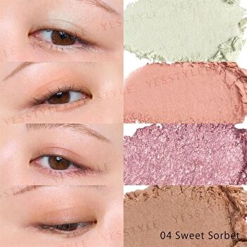 2025 Summer Collection Petal Float Eye Palette - 04 Sweet Sorbet