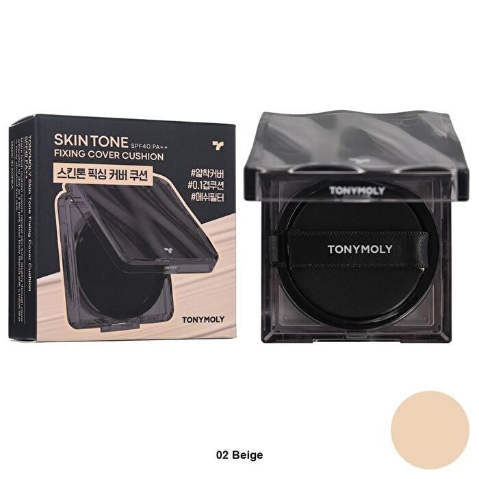 Skin Tone Fixing Cover Cushion Mini - 2 Colors - #01 Ivory