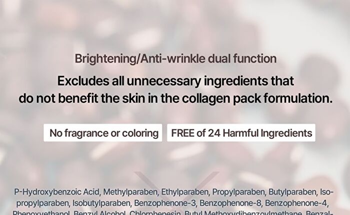 Heveblue Pot Pore Peptamin Hydro Collagen Mask Pack Set 7 sheets - 35g x 7 sheets