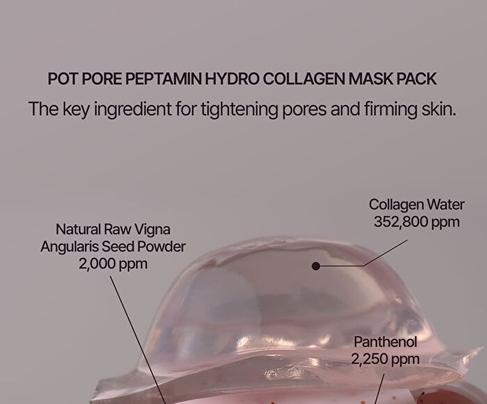 Heveblue Pot Pore Peptamin Hydro Collagen Mask Pack Set 7 sheets - 35g x 7 sheets