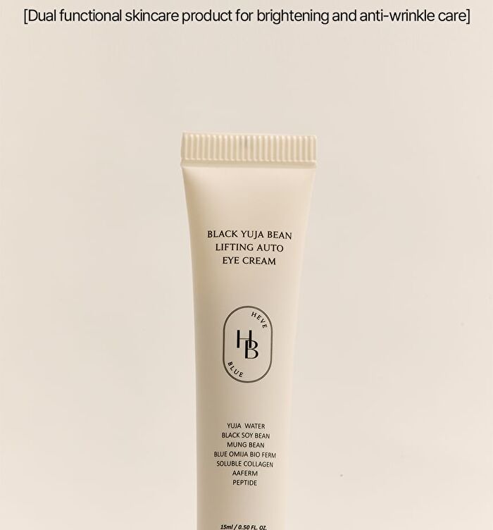 Heveblue Black Yuja Bean Lifting Auto Eye Cream - 15ml