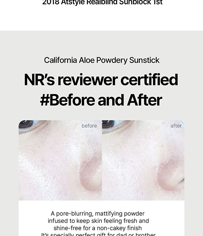 California Aloe Sun Stick - 2 Types - Fresh Powdery