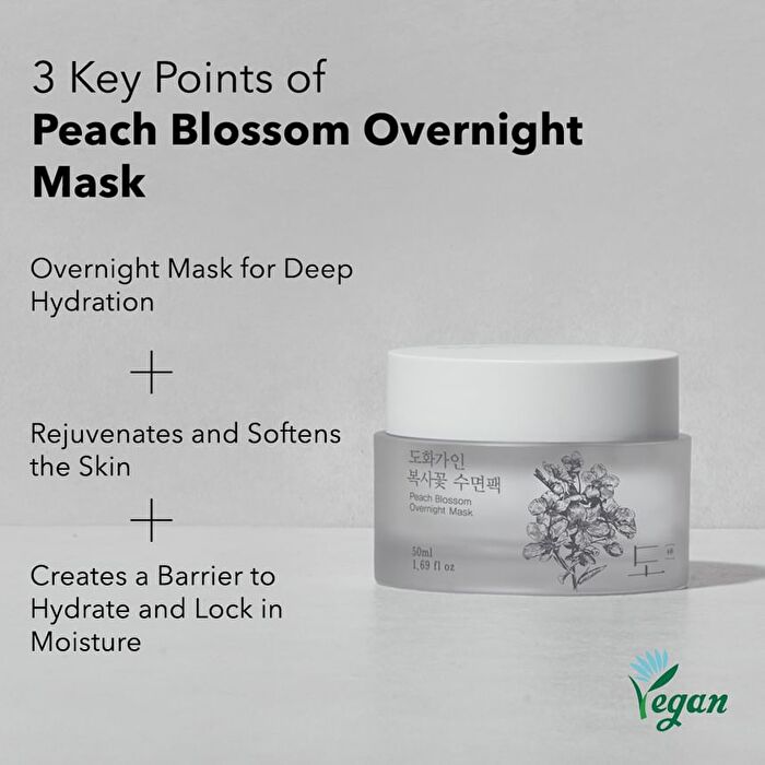 Peach Blossom Overnight Mask - 50ml