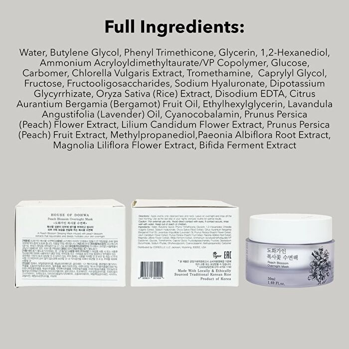 Peach Blossom Overnight Mask - 50ml