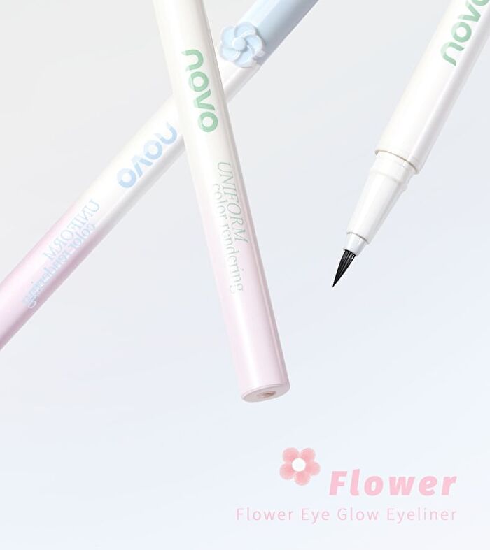 Floral Glitz Precision Liquid Eyeliner - 2 Colors - 01# Black - 0.6ml