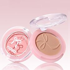 Bow Embossed Soft Blush - 5 Colors - 05# Almond Milk Tea - 3g