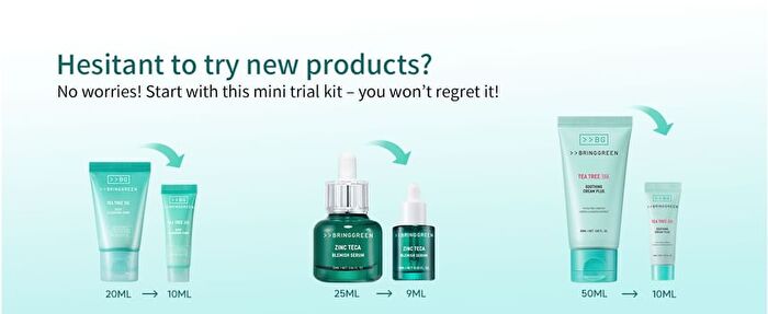 Bring Green Tea Tree Cica Trial Kit - 3 pcs