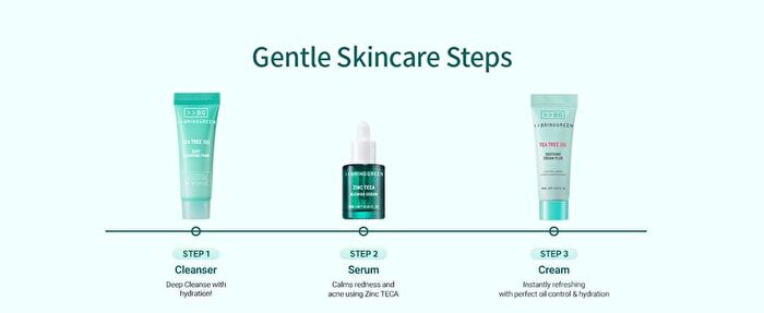 Bring Green Tea Tree Cica Trial Kit - 3 pcs