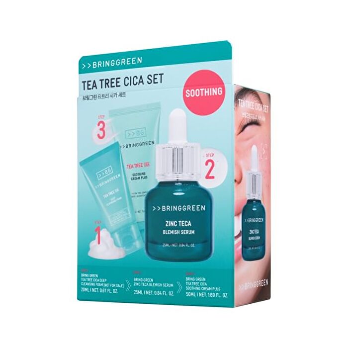 Bring Green Tea Tree Cica Set - 3 pcs