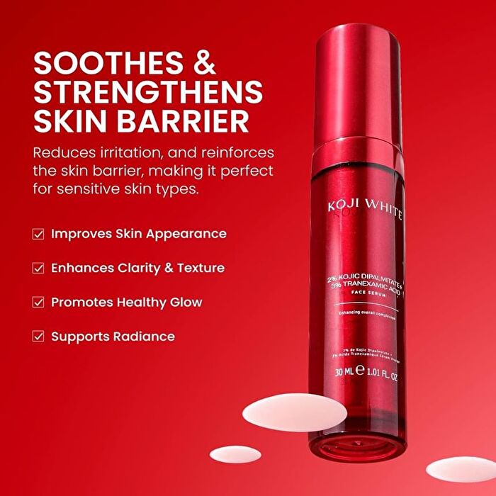 2% Kojic Acid Dipalmitate + 3% Tranexamic Acid Face Serum - 30ml