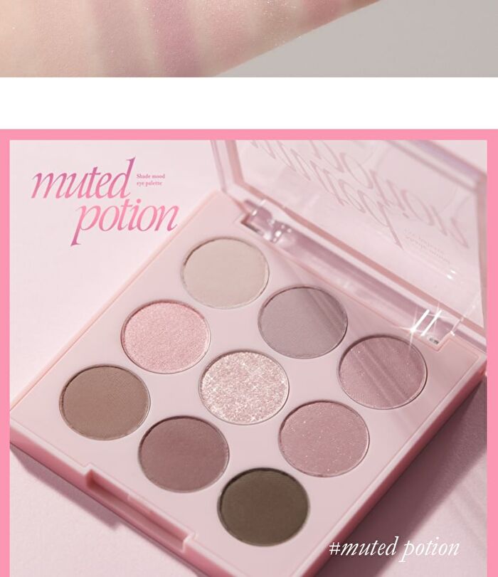Mqny Shade Mood Eye Palette Muted Potion - 1 pc