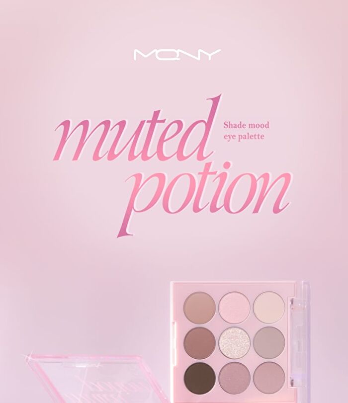Mqny Shade Mood Eye Palette Muted Potion - 1 pc