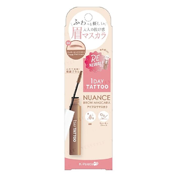 1 Day Tattoo Nuance Brow Mascara A - 01 Creamy Beige