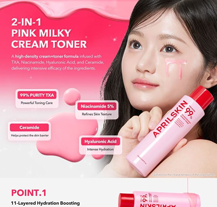 Aprilskin TXA Niacinamide 99 Milky Toner - 150ml