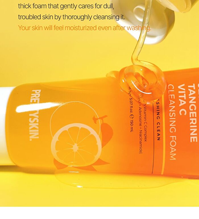 The Pure Jeju Tangerine Vita C Cleansing Foam - 150ml