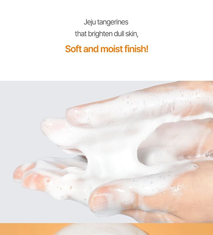 The Pure Jeju Tangerine Vita C Cleansing Foam - 150ml