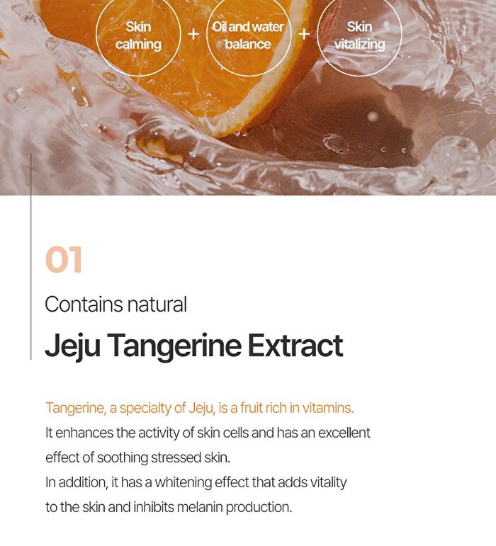 The Pure Jeju Tangerine Vita C Cleansing Foam - 150ml
