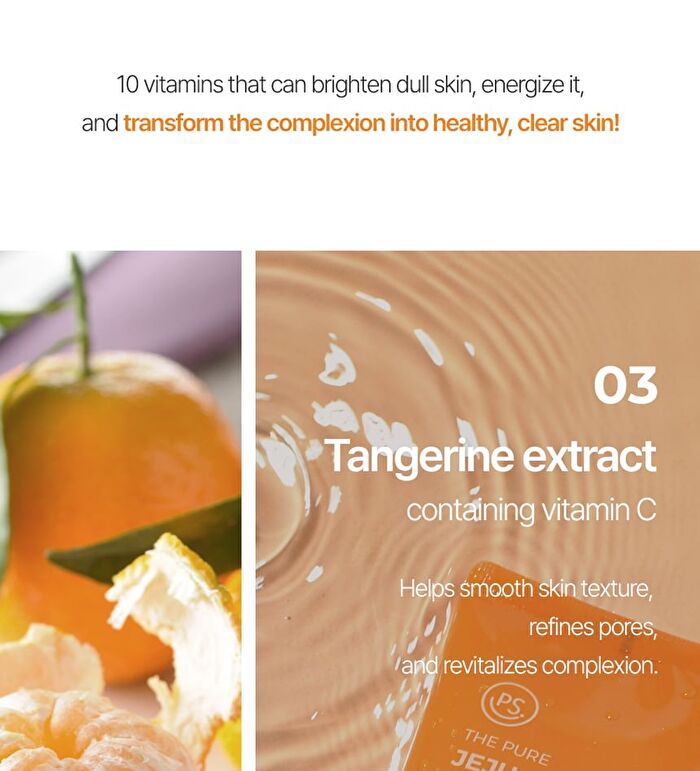 The Pure Jeju Tangerine Vita C Cleansing Foam - 150ml