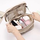 Expandable Beauty Pouch - 5 Colors - Light Beige