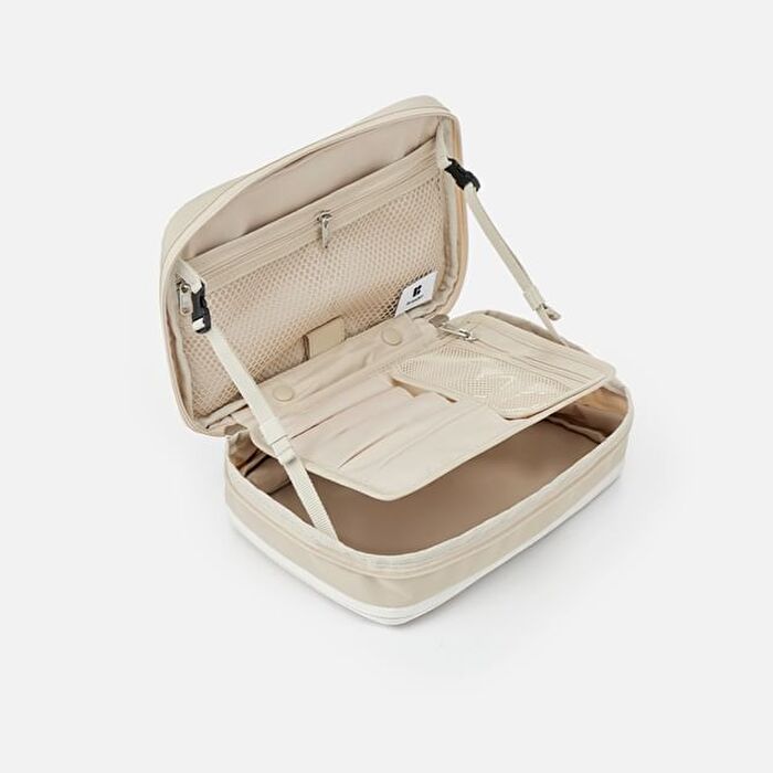Expandable Beauty Pouch - 5 Colors - Light Beige