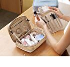 Expandable Beauty Pouch - 5 Colors - Soft Khaki