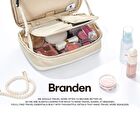 Expandable Beauty Pouch - 5 Colors - Soft Khaki