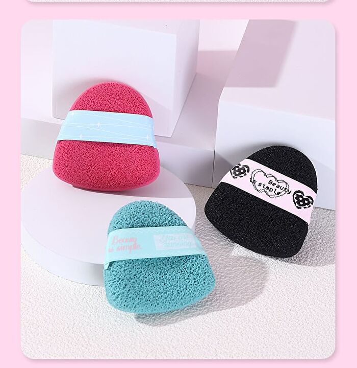 Yaozhi Facial Cleaning Puff - Pink (For Sensitive Skin) - 1pc