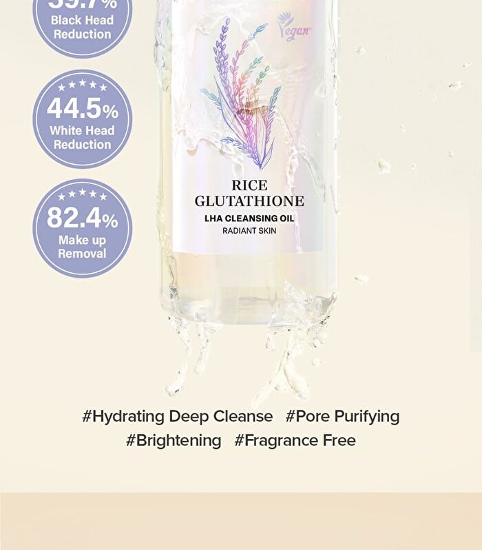 Rice Glutathione LHA Cleansing Oil - 200ml