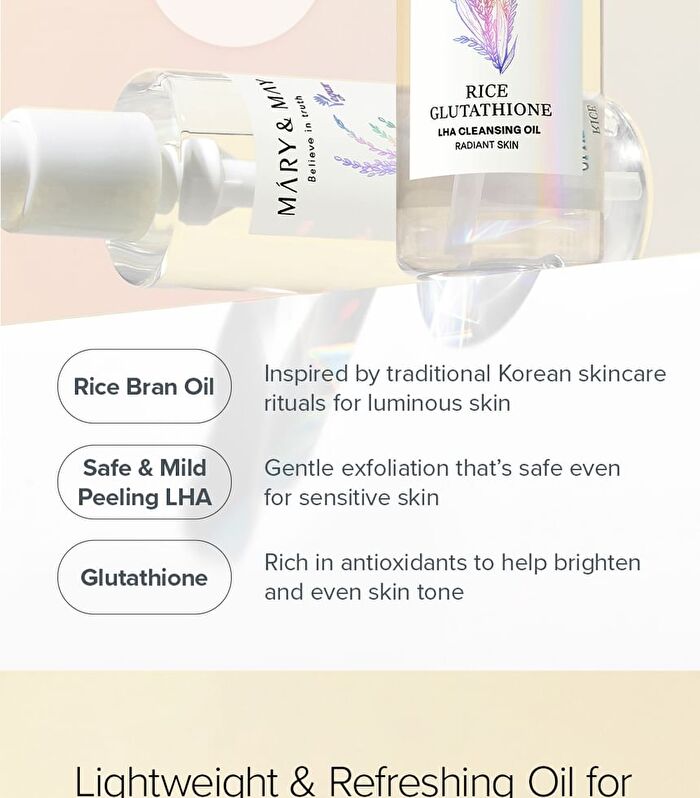 Rice Glutathione LHA Cleansing Oil - 200ml