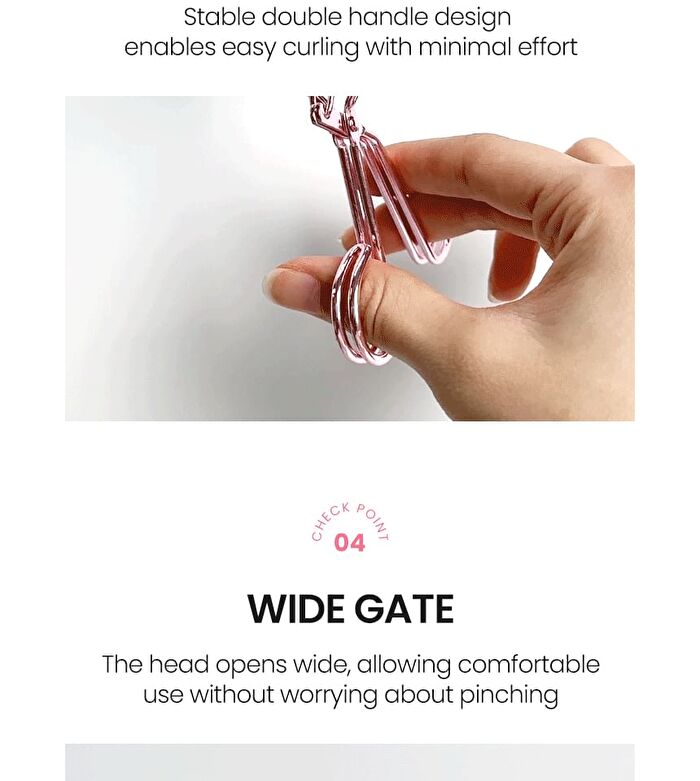 Pink Eyelash Curler - 1 pc