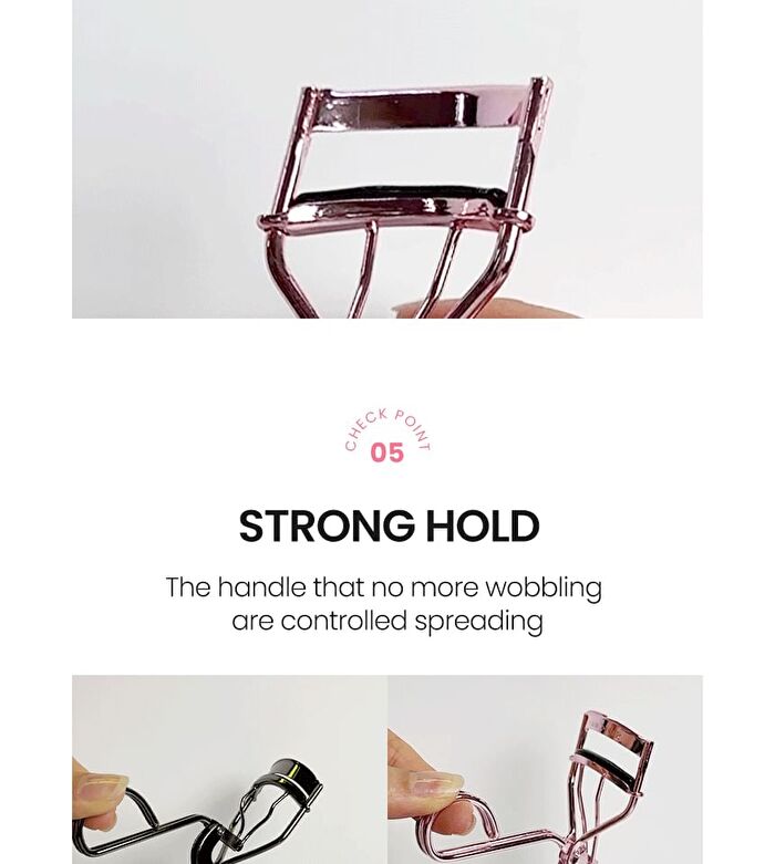 Pink Eyelash Curler - 1 pc