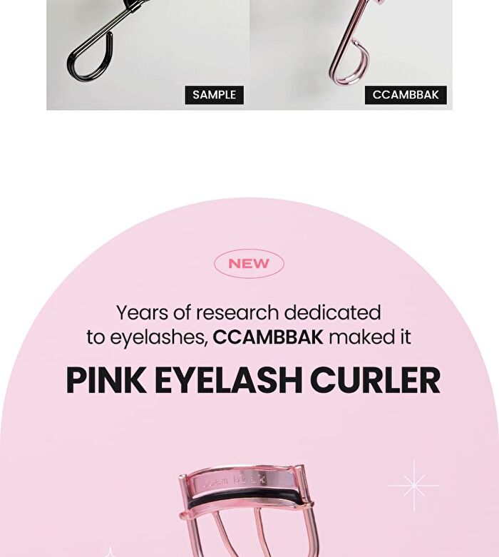 Pink Eyelash Curler - 1 pc