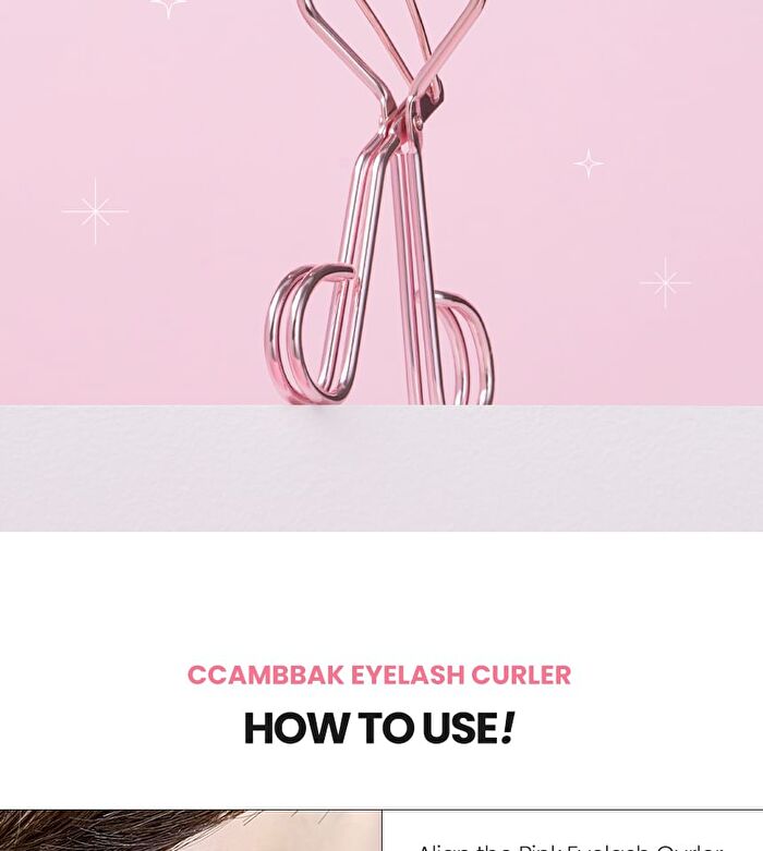 Pink Eyelash Curler - 1 pc