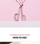 Pink Eyelash Curler - 1 pc