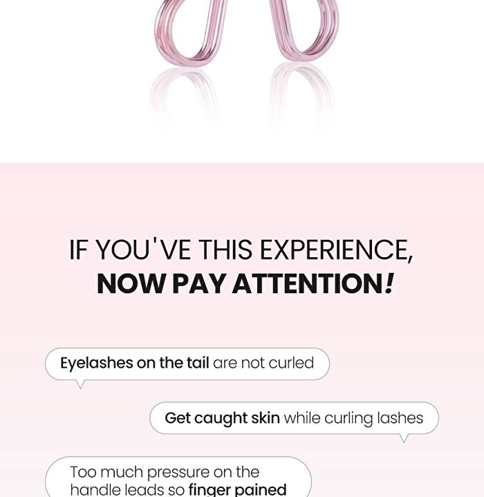 Pink Eyelash Curler - 1 pc