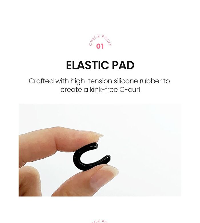 Pink Eyelash Curler - 1 pc