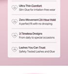 No Glue Lash - 3 Types - Rose