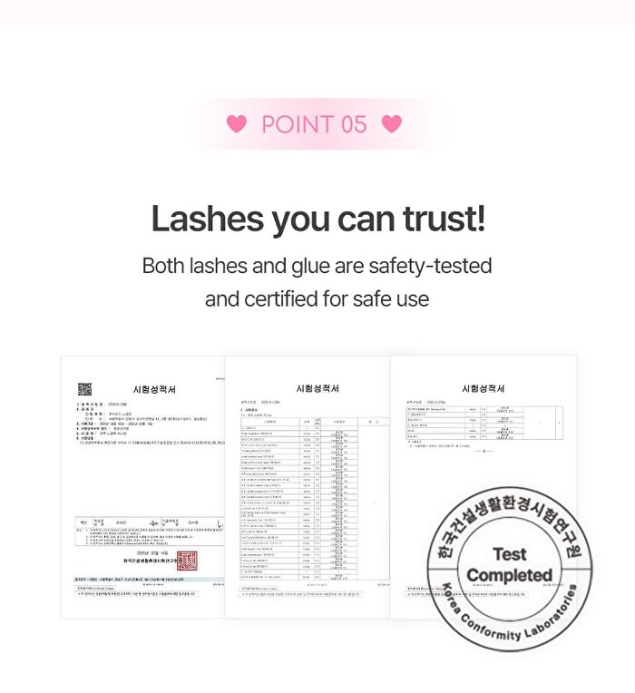 No Glue Lash - 3 Types - Rose