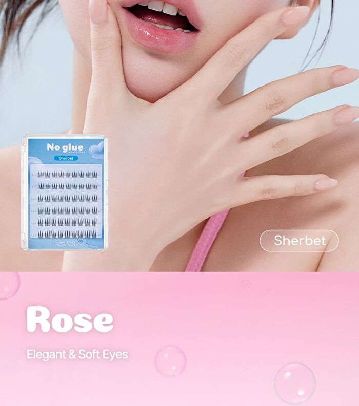 No Glue Lash - 3 Types - Rose
