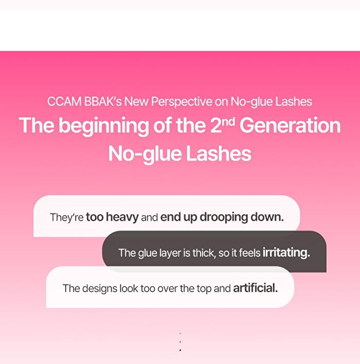No Glue Lash - 3 Types - Rose