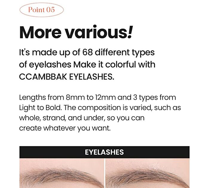 Original Bold Eyelash Pair - 3 Types - 12mm