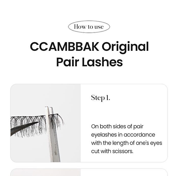 Original Bold Eyelash Pair - 3 Types - 11mm