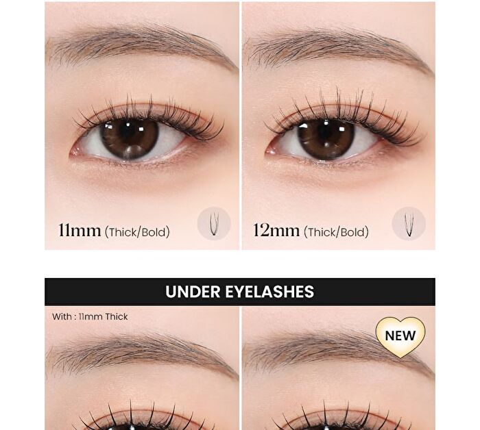 Original Bold Eyelash 1 Point - 3 Types - 10mm