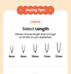Original Bold Eyelash 1 Point - 3 Types - 10mm