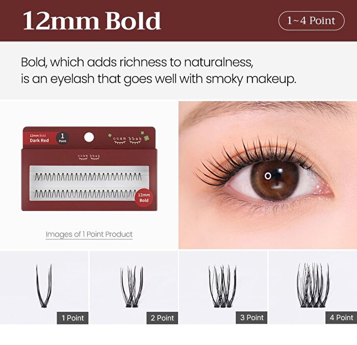 Original Bold Eyelash 1 Point - 3 Types - 10mm
