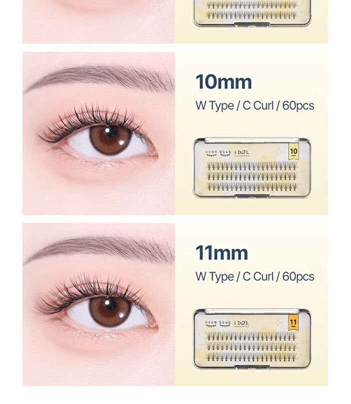 I Dol Lash - 8 Types - W-Type - 11mm