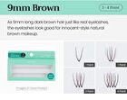 Original Eyelash 4 Points - 9 Types - 8mm Light