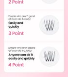 Original Eyelash 2 Points - 13 Types - 10mm Brown