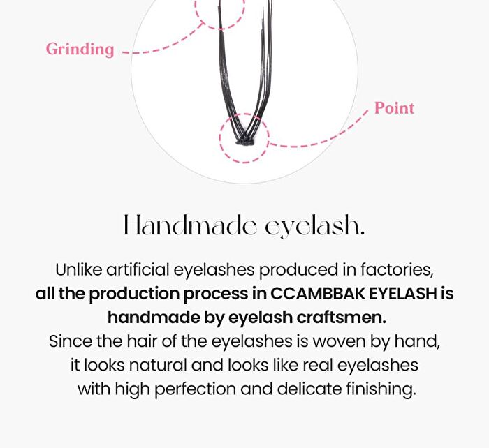 Original Eyelash 1 Point - 13 Types - 10mm Brown