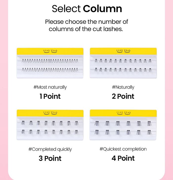 Original Eyelash 1 Point - 13 Types - 8mm Thick